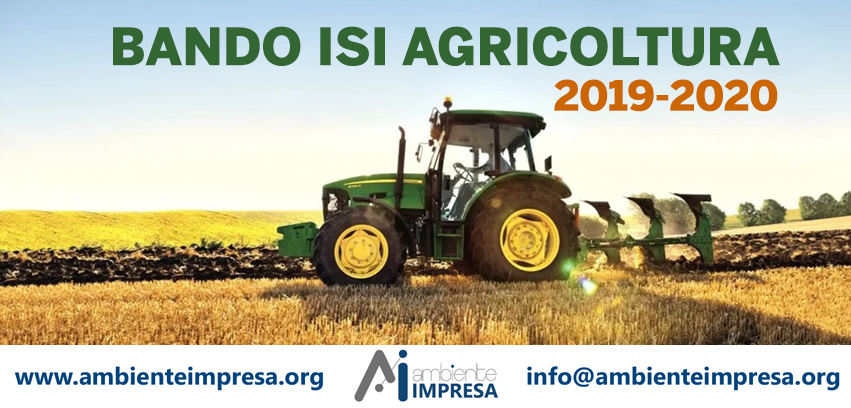 ISI INAIL AGRICOLTURA AMBIENTE IMPRESA isi_agr_2020_sito