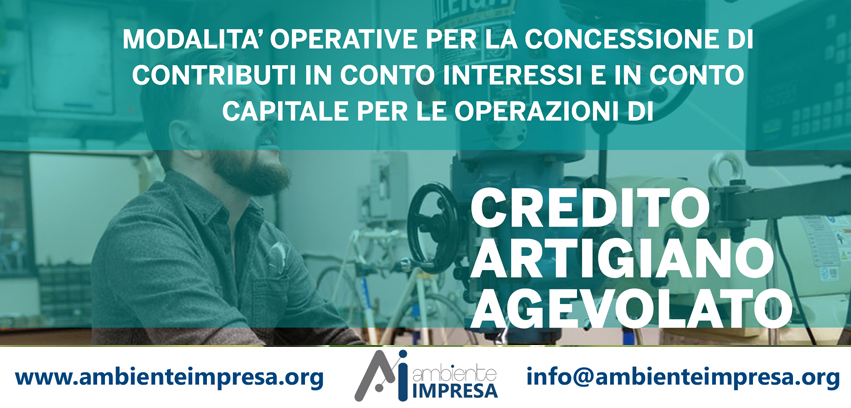 Fondo dei Fondi - Finanziamento alle Imprese 2020 - Ambiente Impresa artigianato_sito